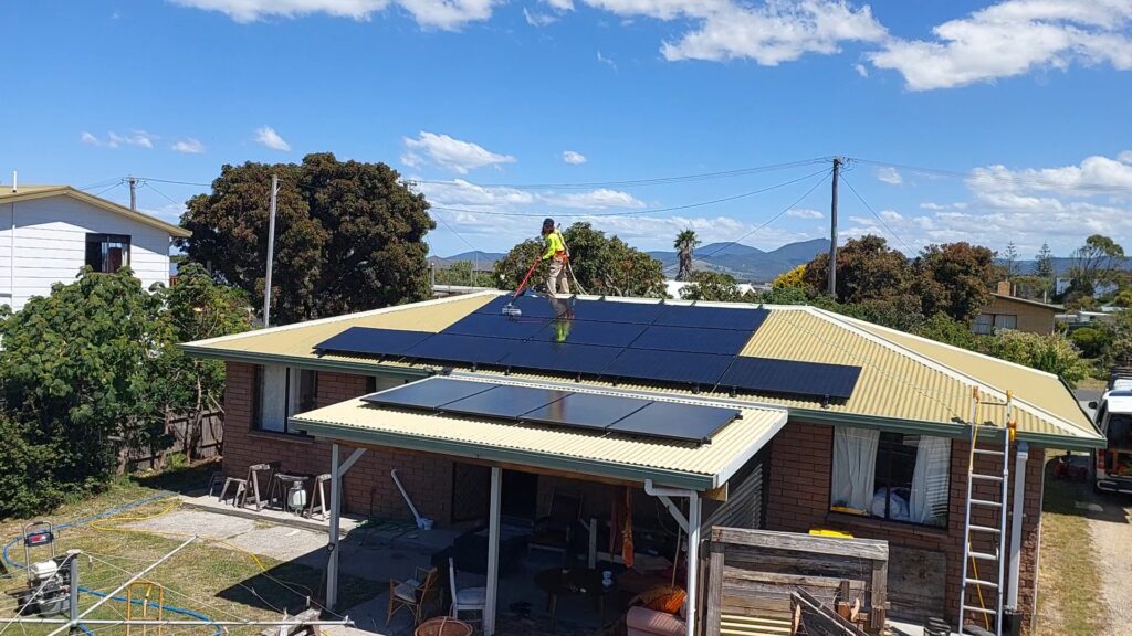 solar panel cleaning